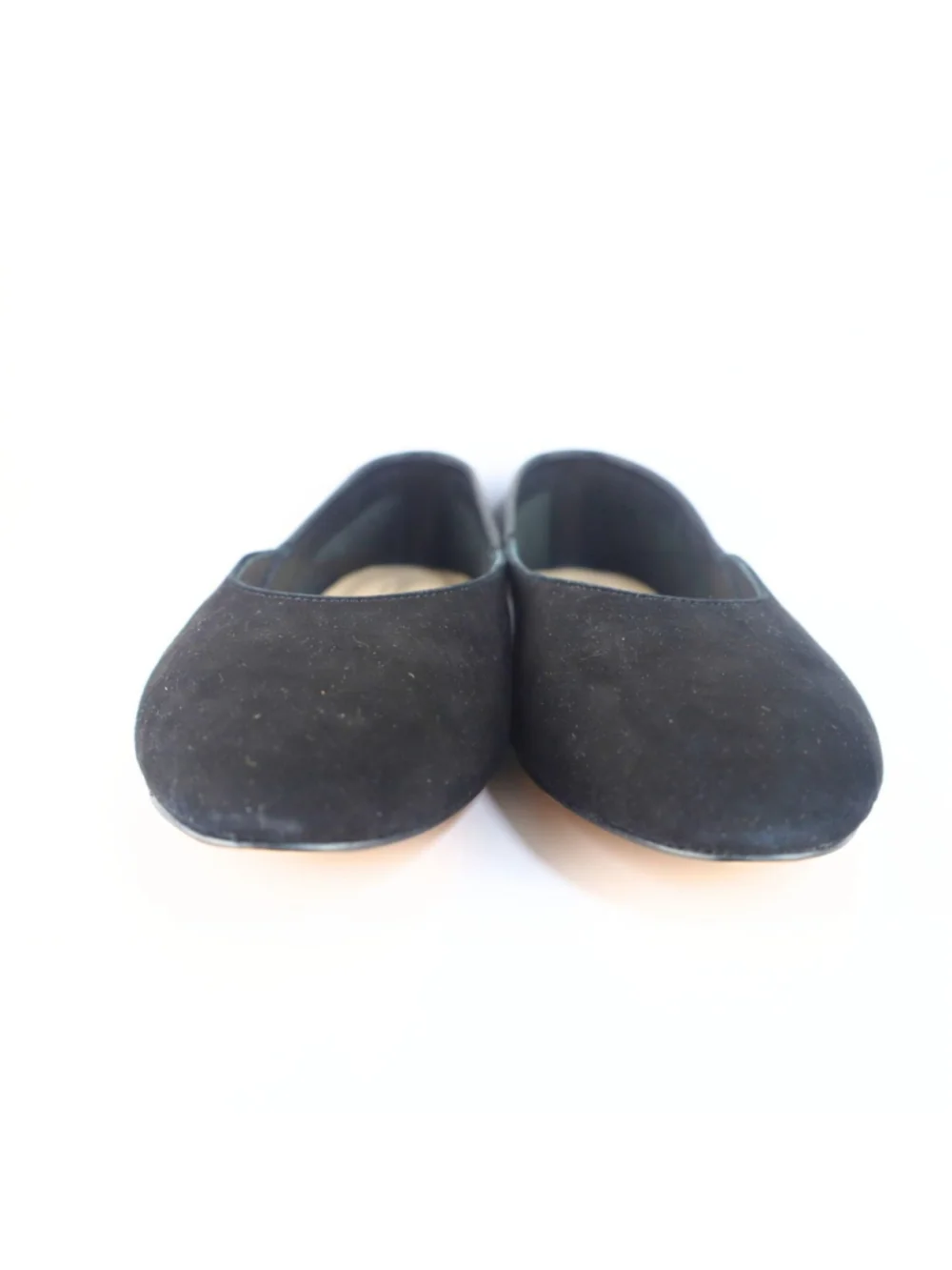 Botkier Britt Suede Flats Women Black 7.5- 0312